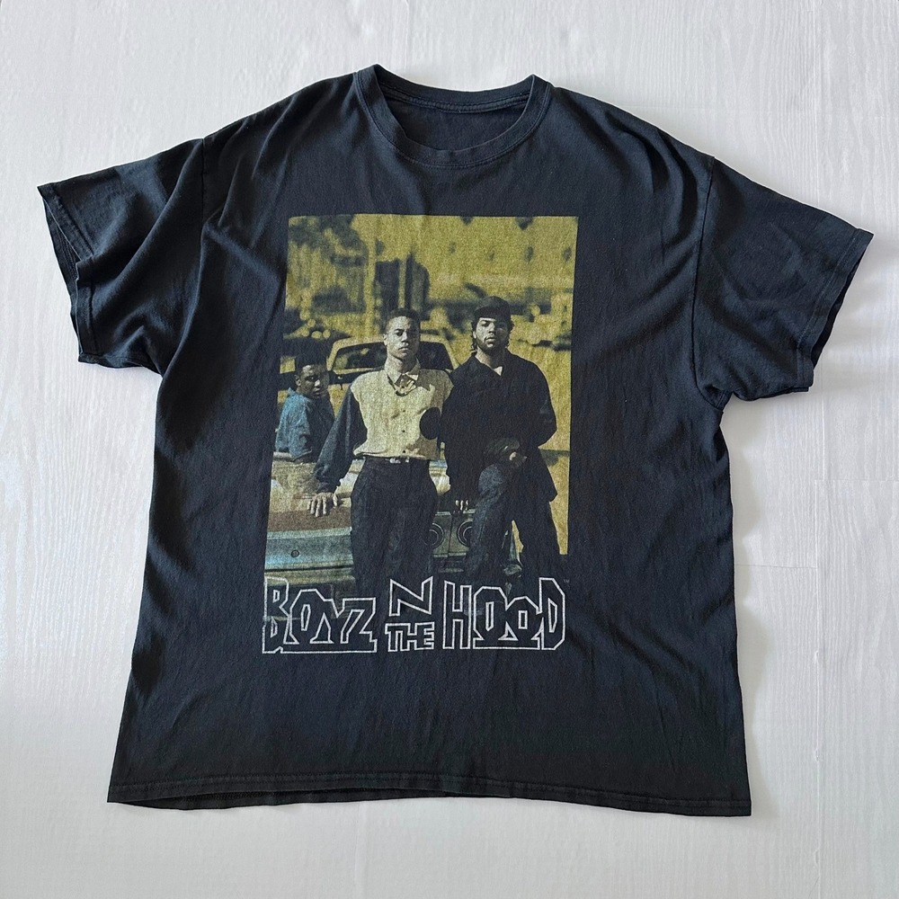 Boyz N The Hood Graphic T-Shirt Mens XL Black 90s Movie Ice Cube Streetwear Tee